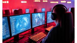 Canlı Espor turnuvası sırasında e-sporcular