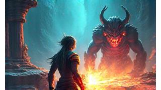 Fantastik RPG oyununun aksiyon dolu ekran görüntüsü